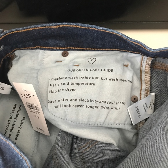 LOFT Slim Pockets Skinny Jeans Size 8 NWT - Picture 8 of 10